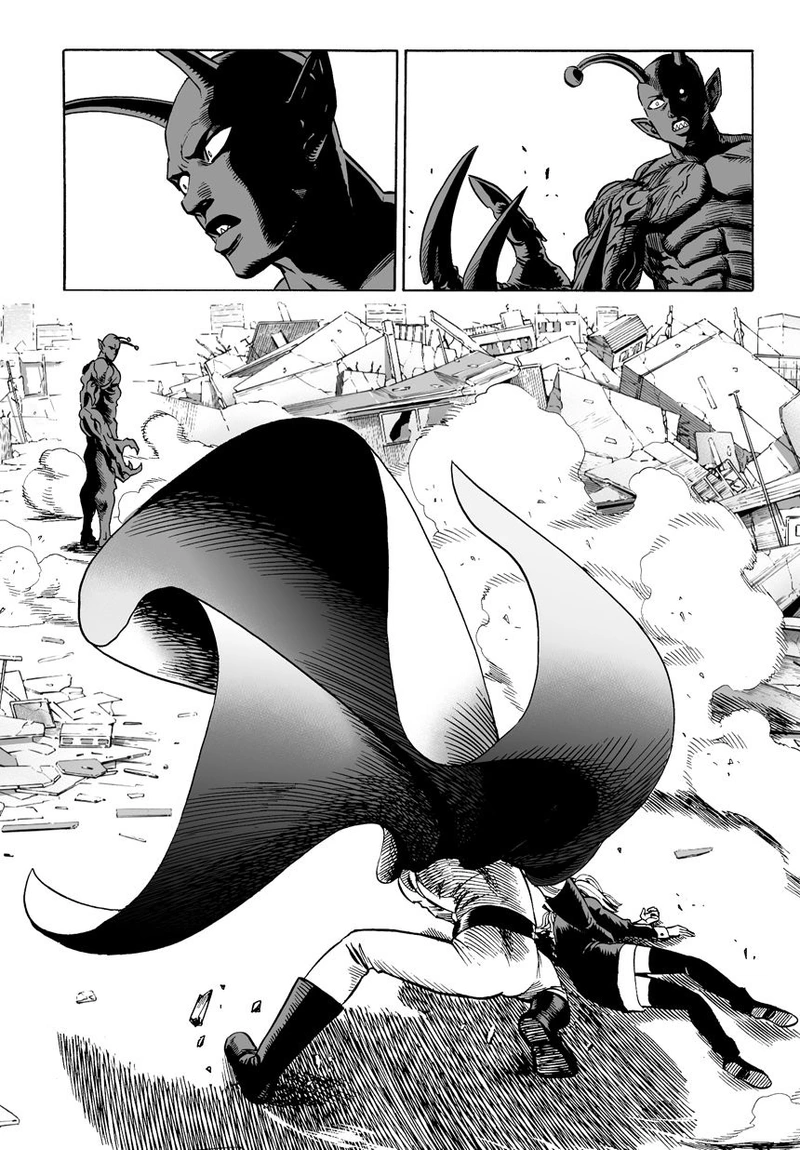 One Punch Man Manga Chapter 1 page 11 - One Punch scene