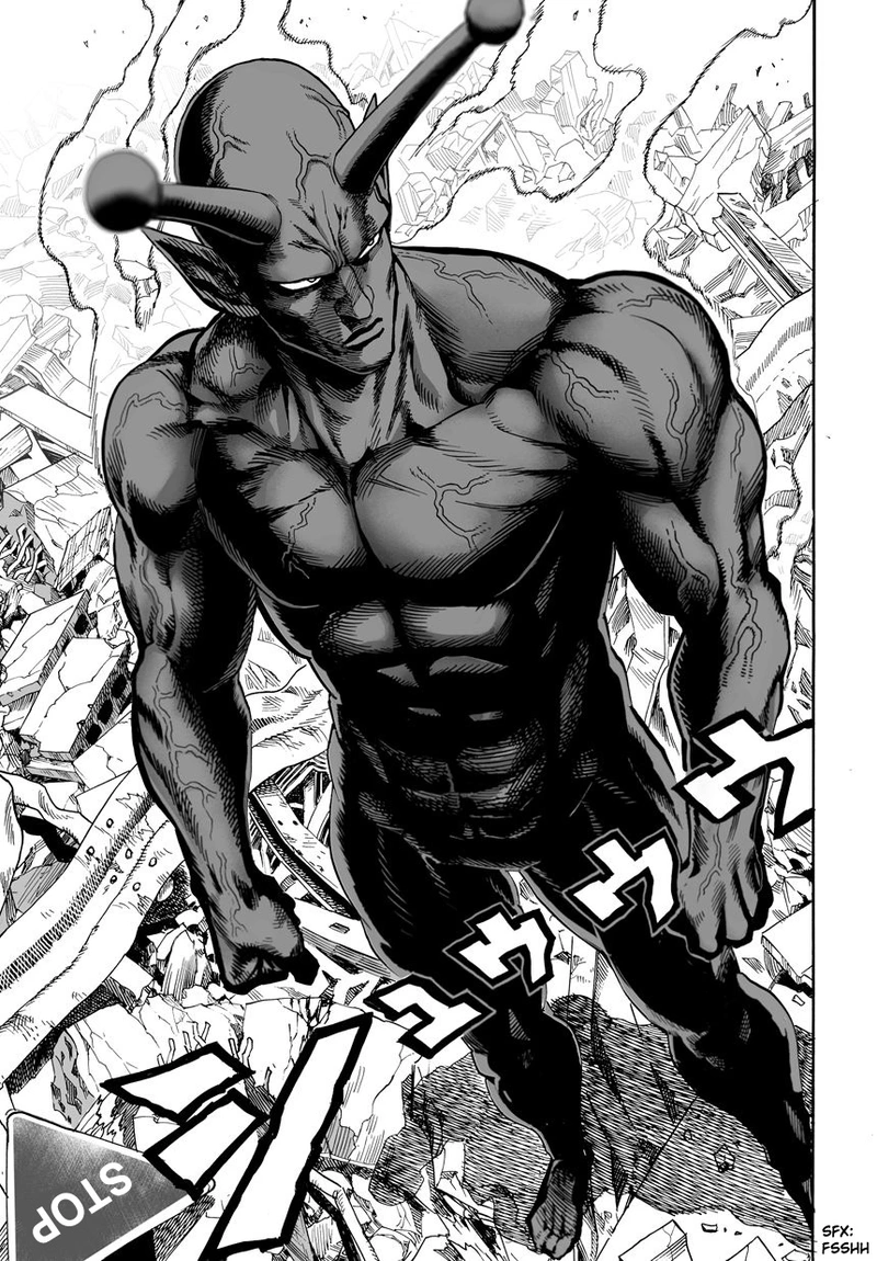 One Punch Man Manga Chapter 1 page 4 - One Punch scene