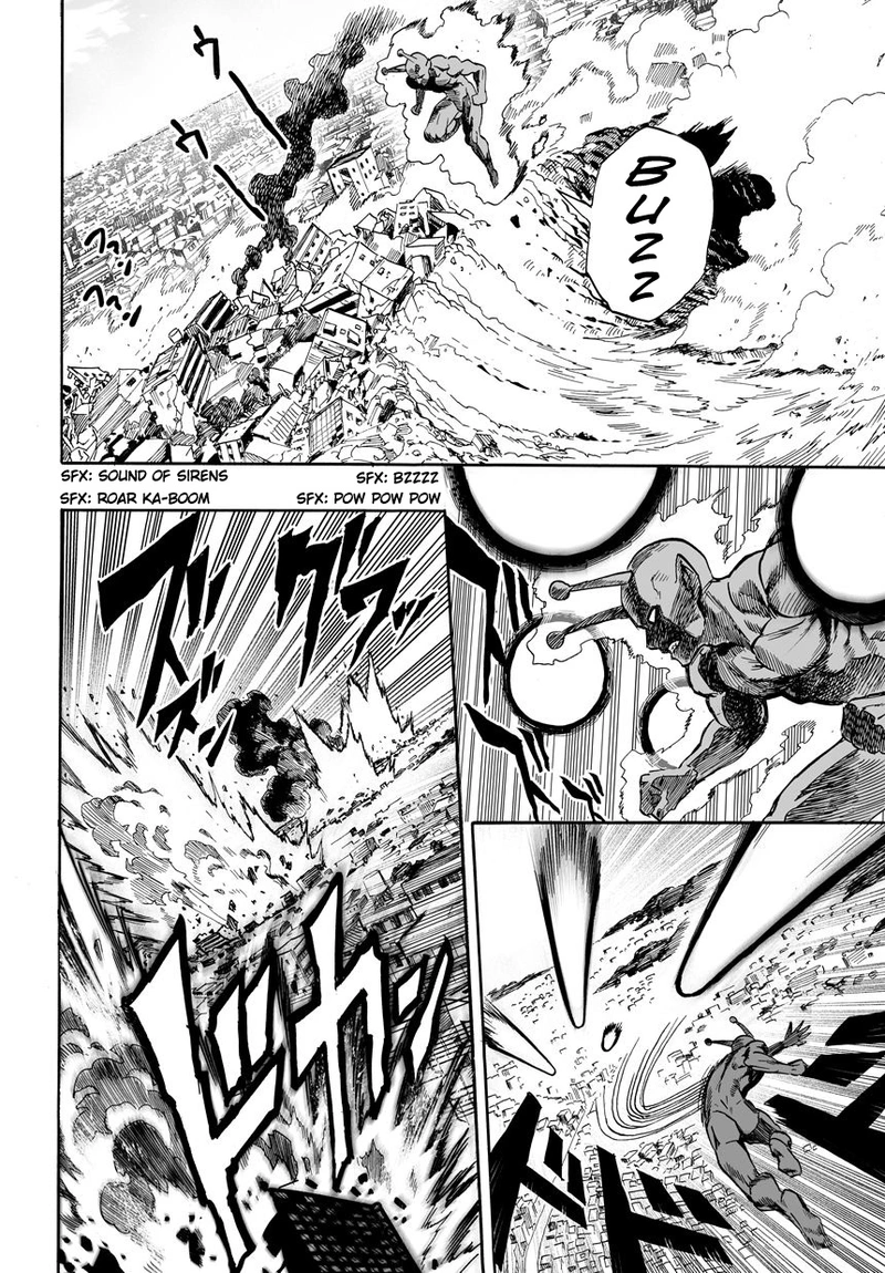 One Punch Man Manga Chapter 1 page 5 - One Punch scene
