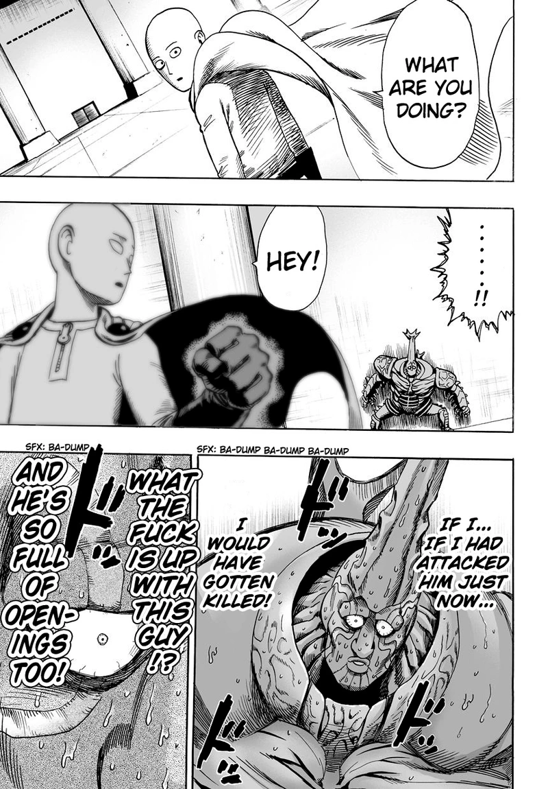 One Punch Man Manga Chapter 10 page 28 - Modern Art scene