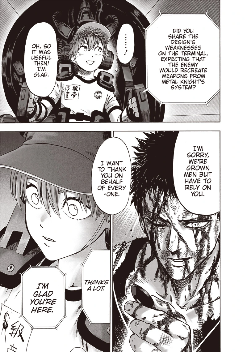 One Punch Man Manga Chapter 100 page 28 - Light scene