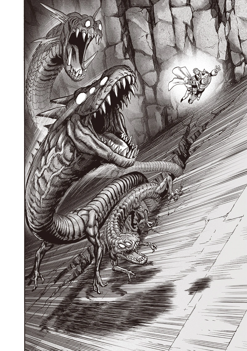 One Punch Man Manga Chapter 100 page 57 - Light scene