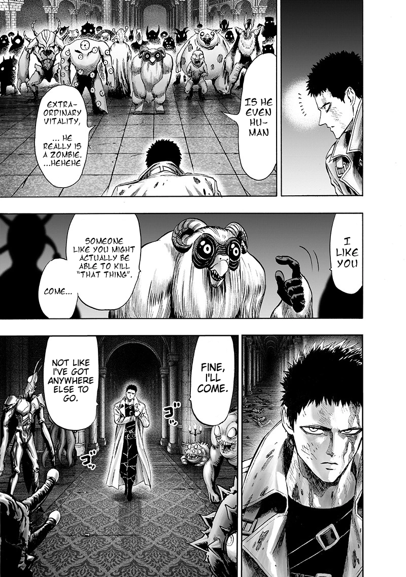 One Punch Man Manga Chapter 101 page 10 - Zombieman scene