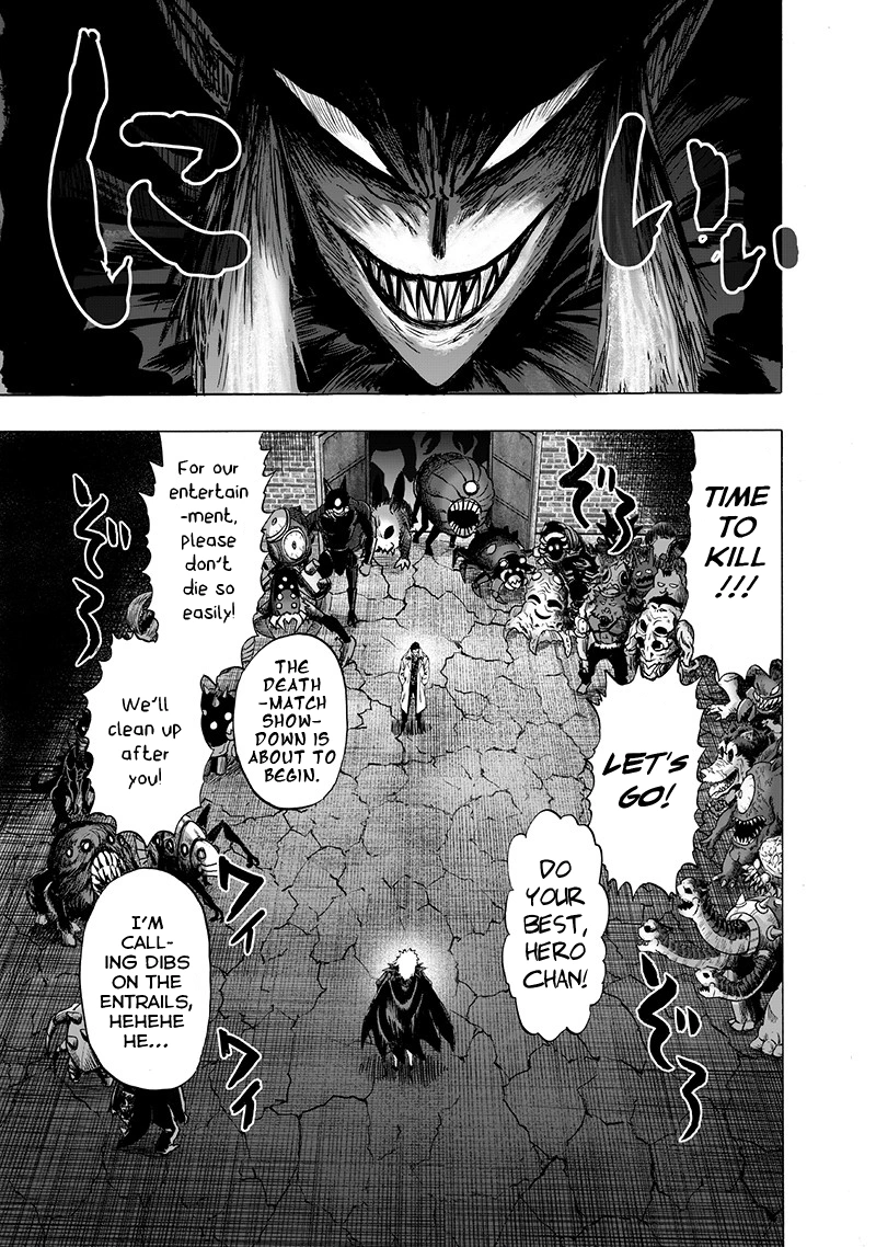 One Punch Man Manga Chapter 101 page 15 - Zombieman scene