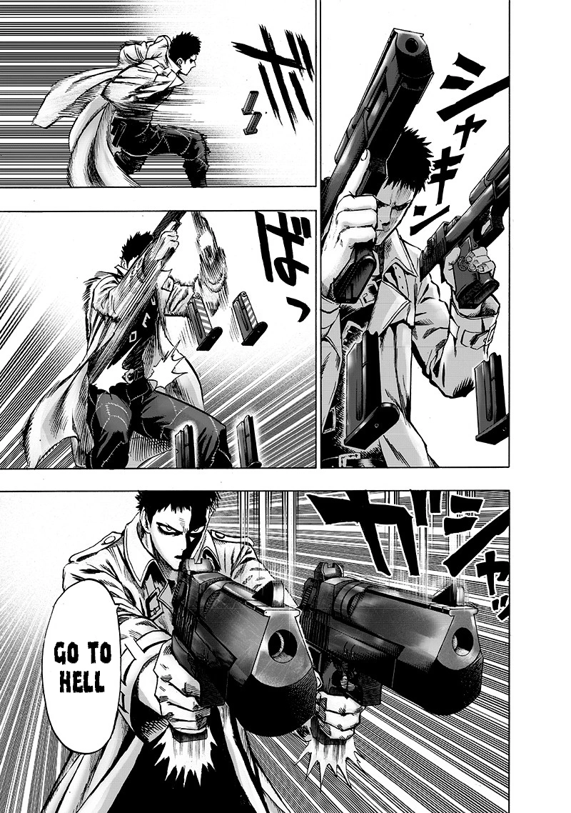 One Punch Man Manga Chapter 101 page 23 - Zombieman scene