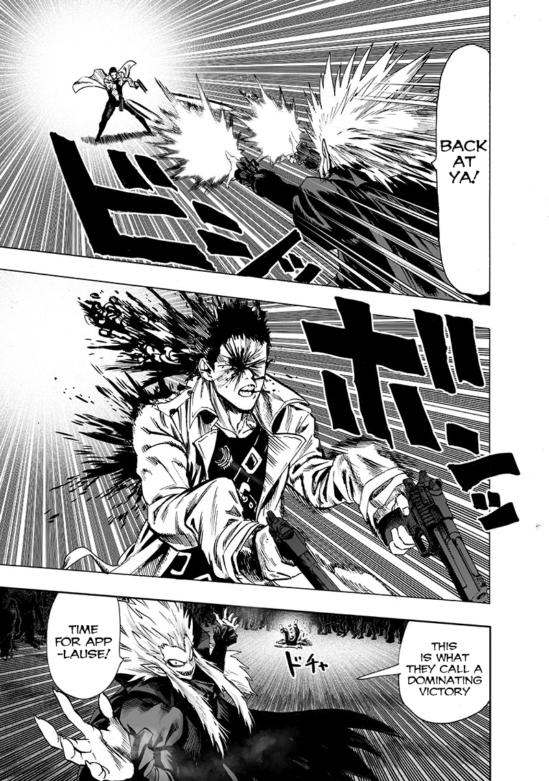 One Punch Man Manga Chapter 101 page 26 - Zombieman scene