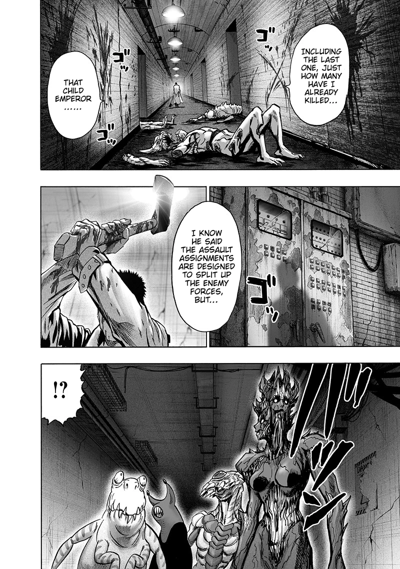 One Punch Man Manga Chapter 101 page 3 - Zombieman scene