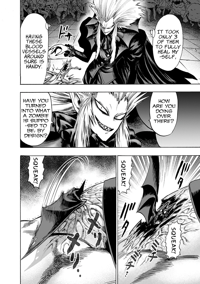 One Punch Man Manga Chapter 101 page 37 - Zombieman scene