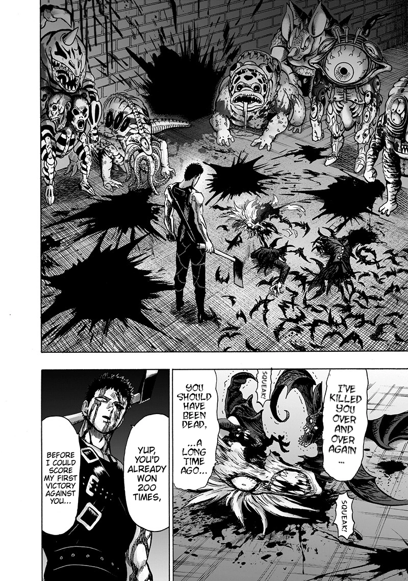 One Punch Man Manga Chapter 101 page 41 - Zombieman scene