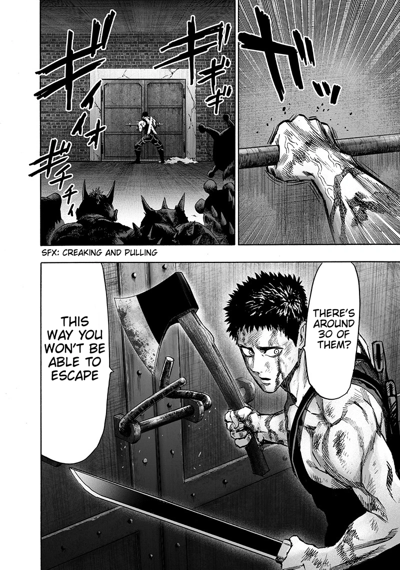 One Punch Man Manga Chapter 101 page 43 - Zombieman scene