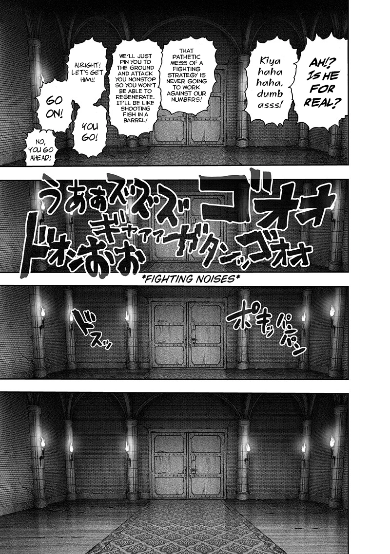 One Punch Man Manga Chapter 101 page 44 - Zombieman scene