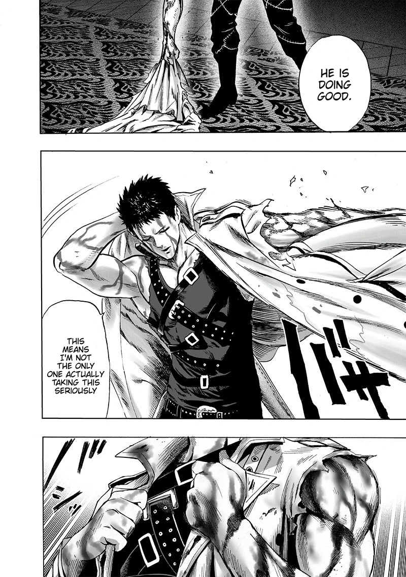 One Punch Man Manga Chapter 101 page 49 - Zombieman scene