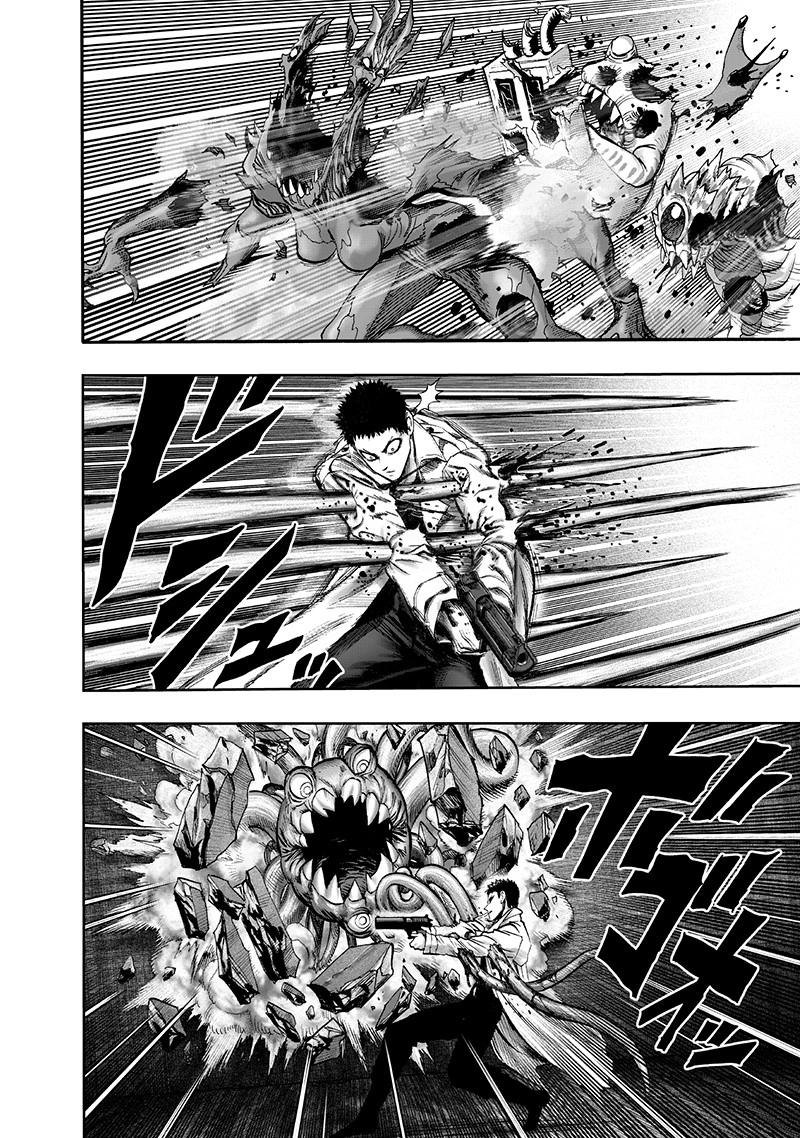 One Punch Man Manga Chapter 101 page 5 - Zombieman scene
