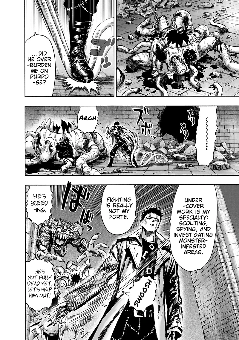 One Punch Man Manga Chapter 101 page 7 - Zombieman scene