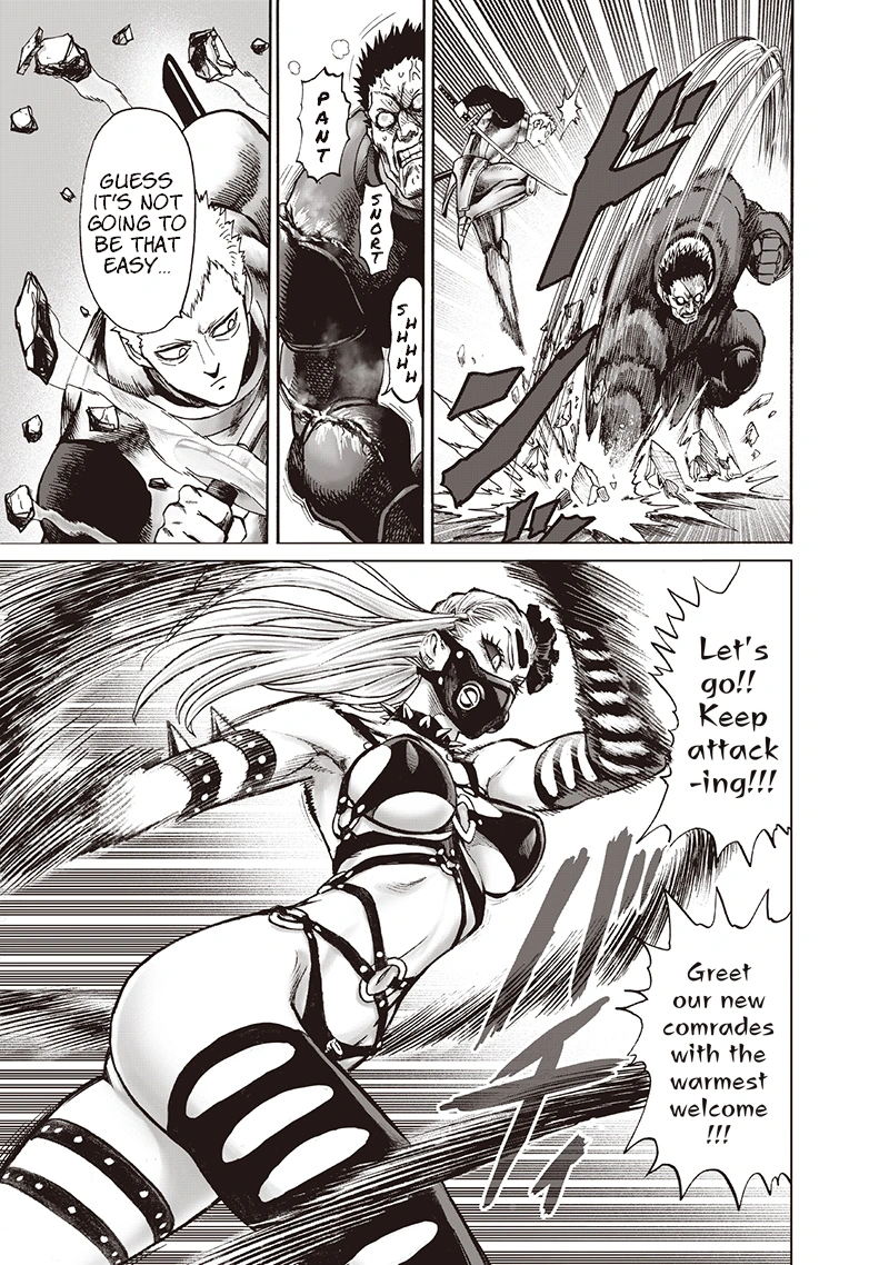 One Punch Man Manga Chapter 102 page 12 - Sweet Mask scene