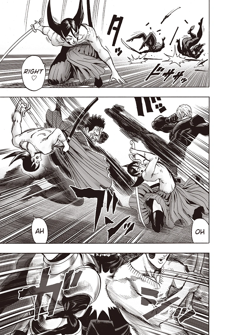 One Punch Man Manga Chapter 102 page 18 - Sweet Mask scene