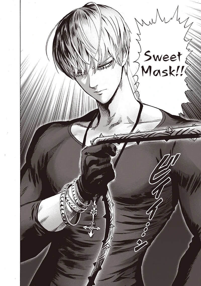 One Punch Man Manga Chapter 102 page 21 - Sweet Mask scene
