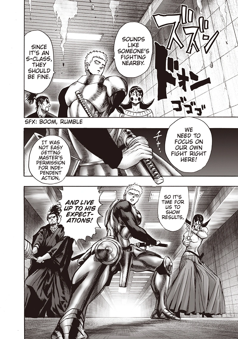 One Punch Man Manga Chapter 102 page 5 - Sweet Mask scene