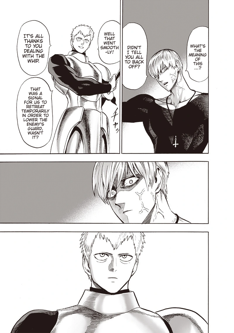 One Punch Man Manga Chapter 103 page 12 - Viewer-Prohibited Battle scene
