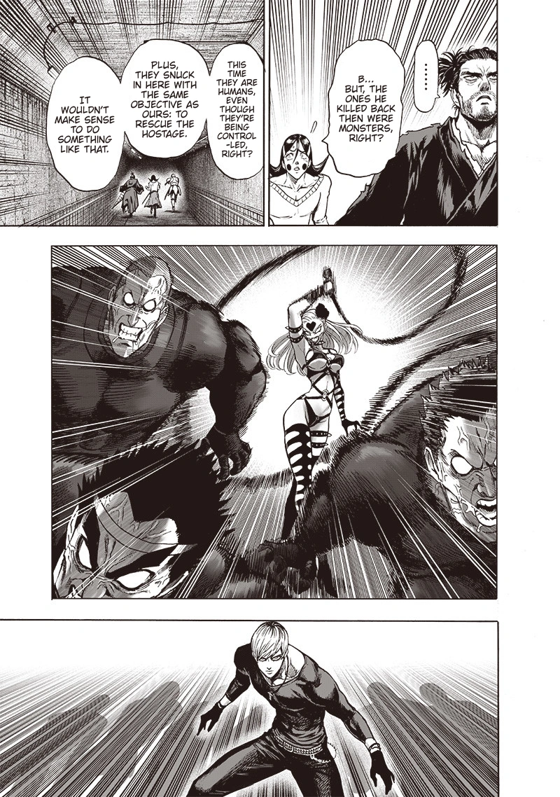 One Punch Man Manga Chapter 103 page 7 - Viewer-Prohibited Battle scene
