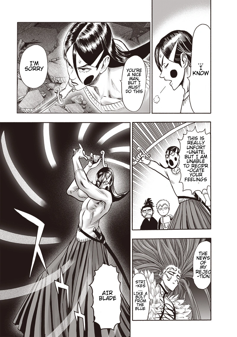 One Punch Man Manga Chapter 104 page 21 - Back scene