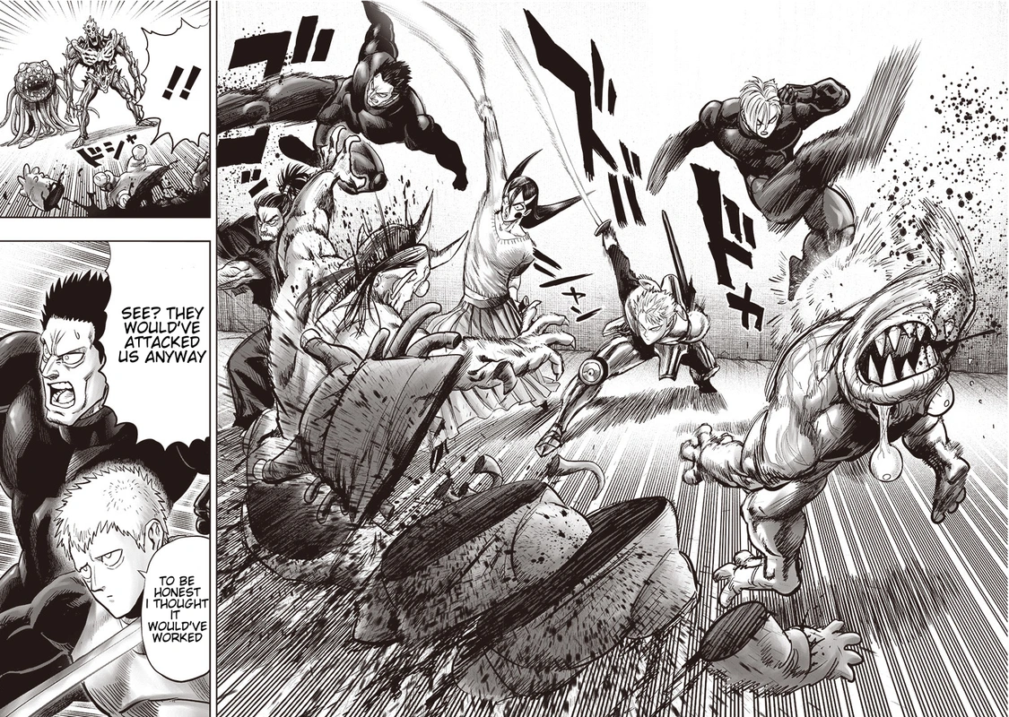 One Punch Man Manga Chapter 104 page 5 - Back scene
