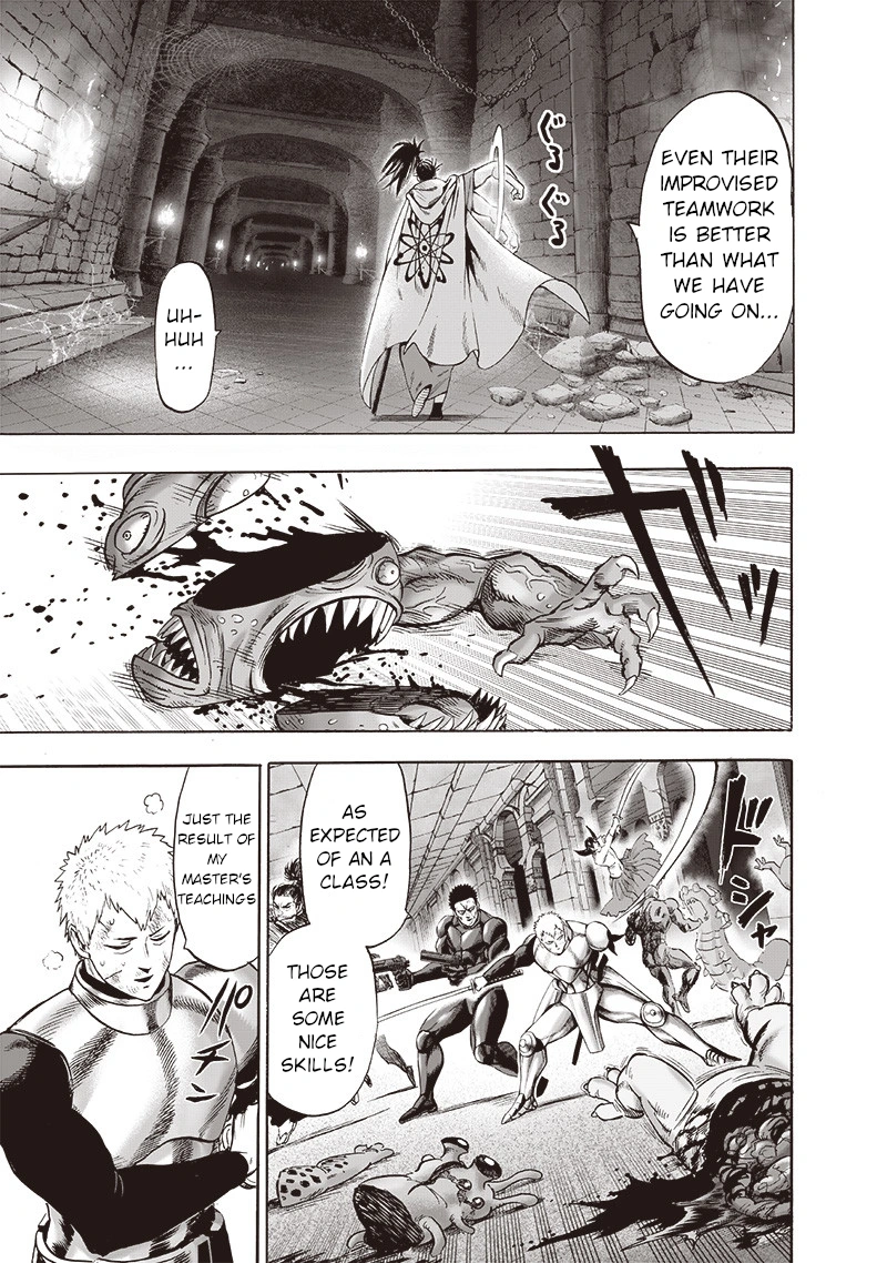 One Punch Man Manga Chapter 105 page 19 - Authenticity scene