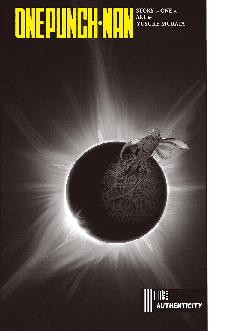 One Punch Man Manga Chapter 105 page 2 - Authenticity scene