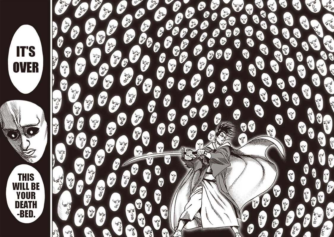 One Punch Man Manga Chapter 106 page 39 - Terrible Multiplying Bastard scene