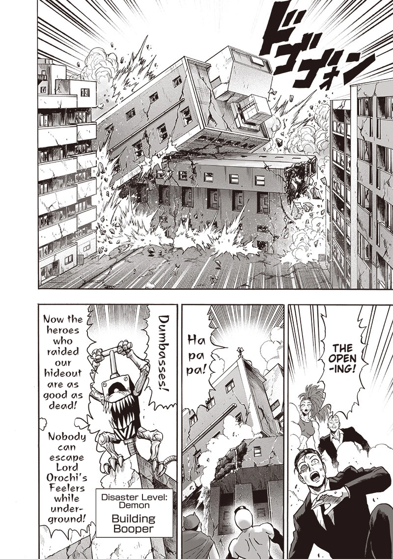 One Punch Man Manga Chapter 106 page 7 - Terrible Multiplying Bastard scene