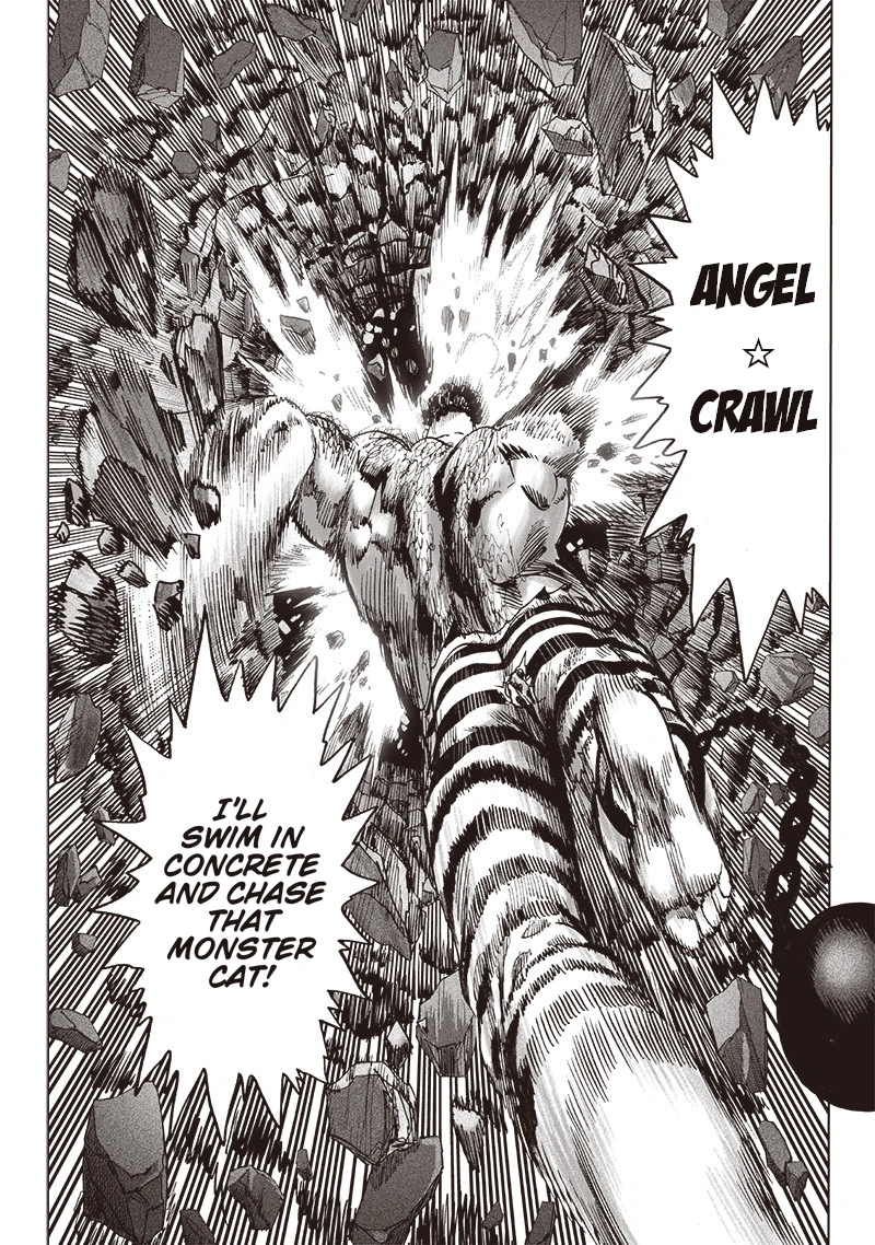 One Punch Man Manga Chapter 107 page 36 - Love Evolution scene