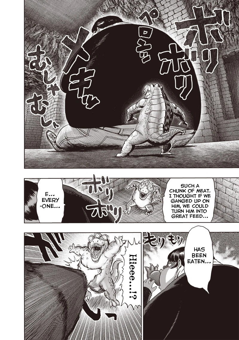 One Punch Man Manga Chapter 108 page 2 - Gluttony scene