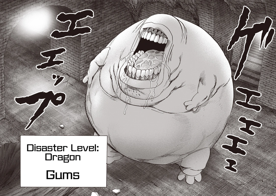 One Punch Man Manga Chapter 108 page 6 - Gluttony scene