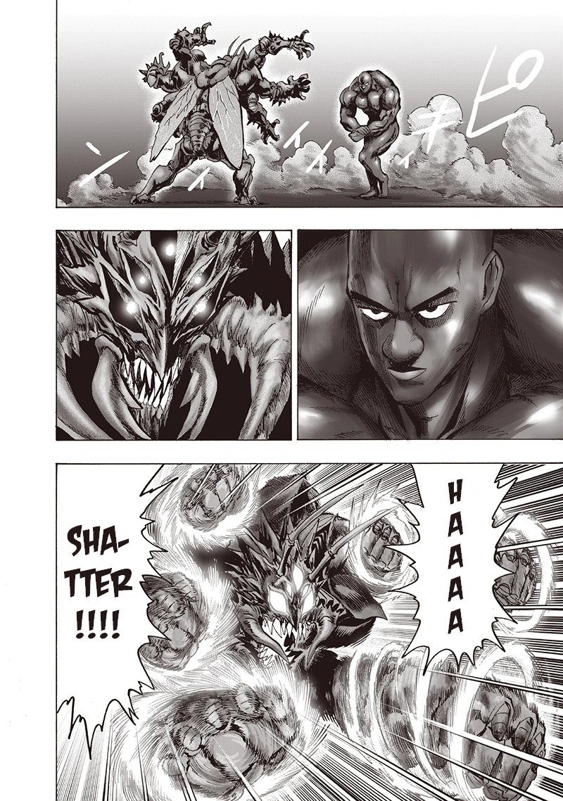 One Punch Man Manga Chapter 109 page 13 - Superalloy Darkshine scene
