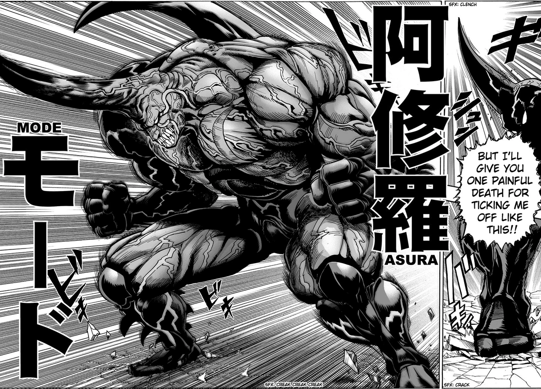 One Punch Man Manga Chapter 11 page 14 - The Key To His Power scene