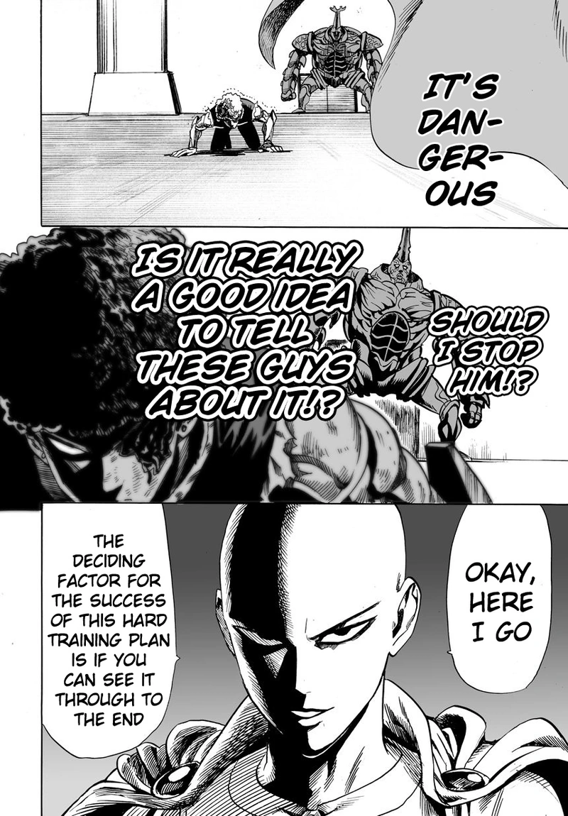 One Punch Man Manga Chapter 11 page 4 - The Key To His Power scene