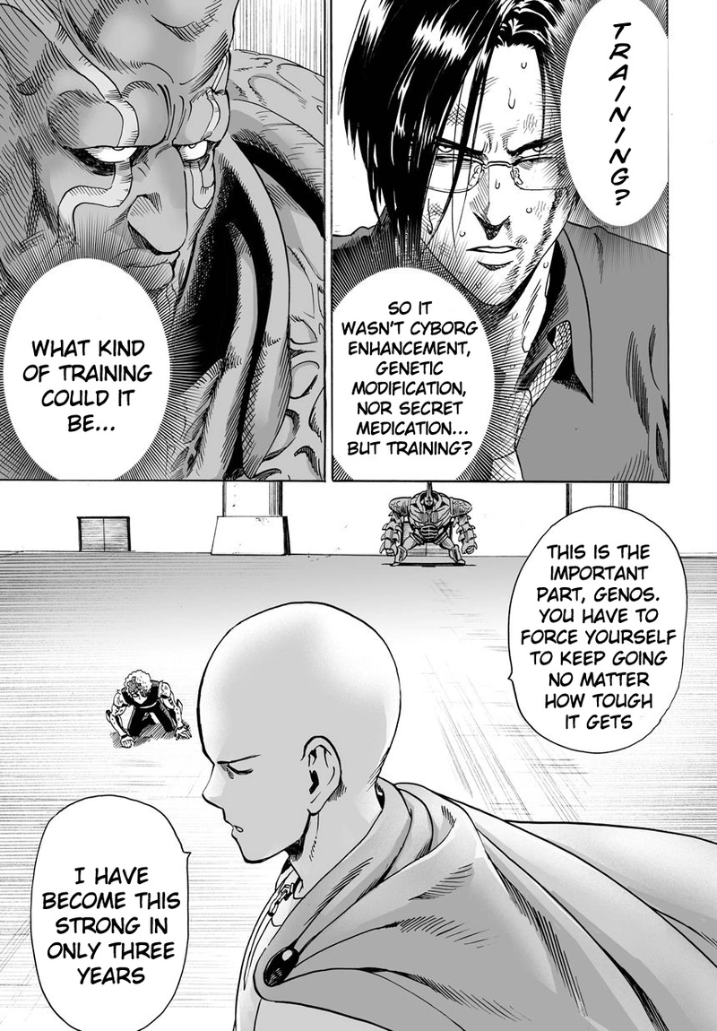 One Punch Man Manga Chapter 11 page 5 - The Key To His Power scene