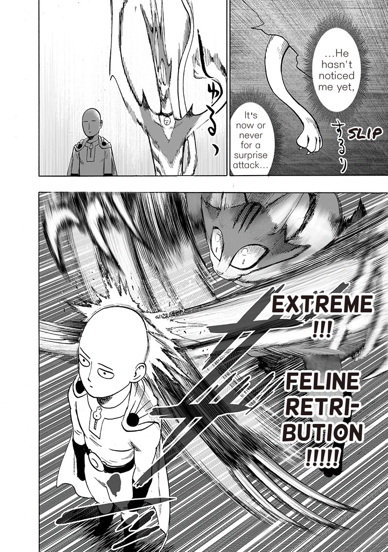 One Punch Man Manga Chapter 110 page 39 - Right Here scene