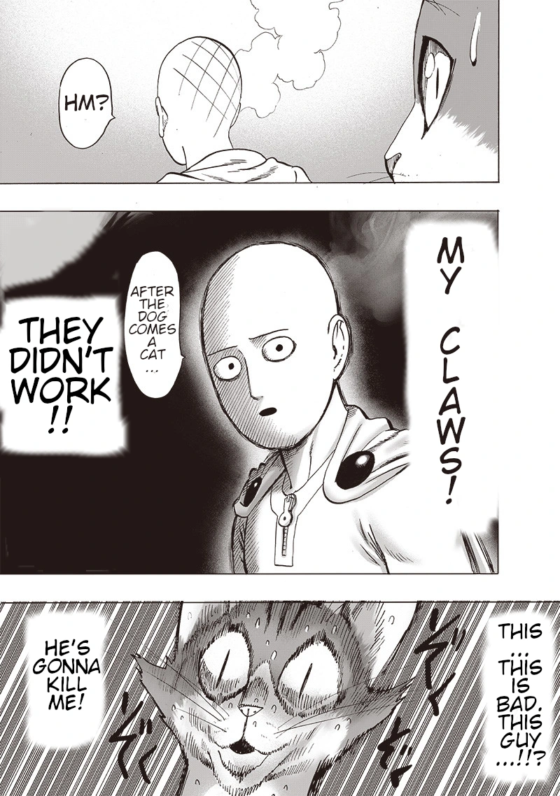 One Punch Man Manga Chapter 110 page 40 - Right Here scene