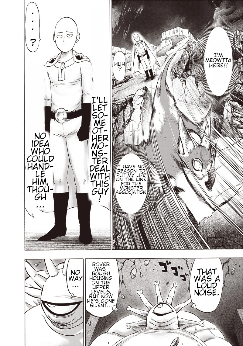 One Punch Man Manga Chapter 110 page 41 - Right Here scene