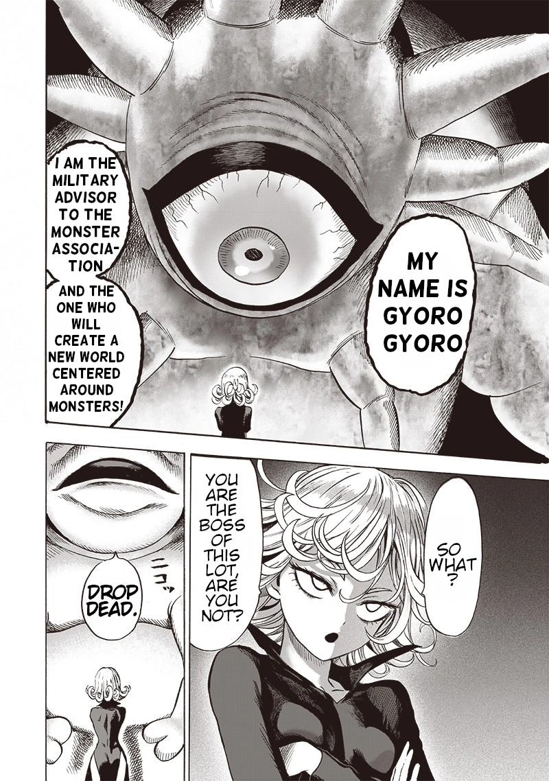 One Punch Man Manga Chapter 110 page 44 - Right Here scene