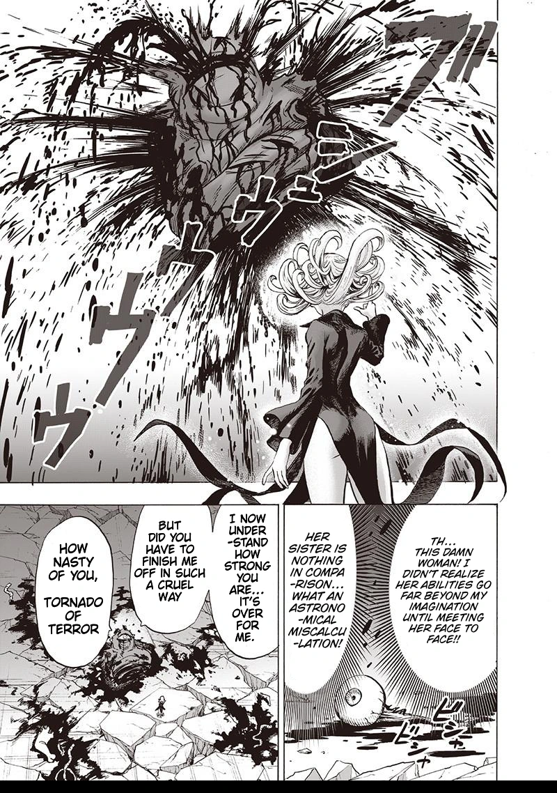 One Punch Man Manga Chapter 111 page 12 - Powerful Enemy scene