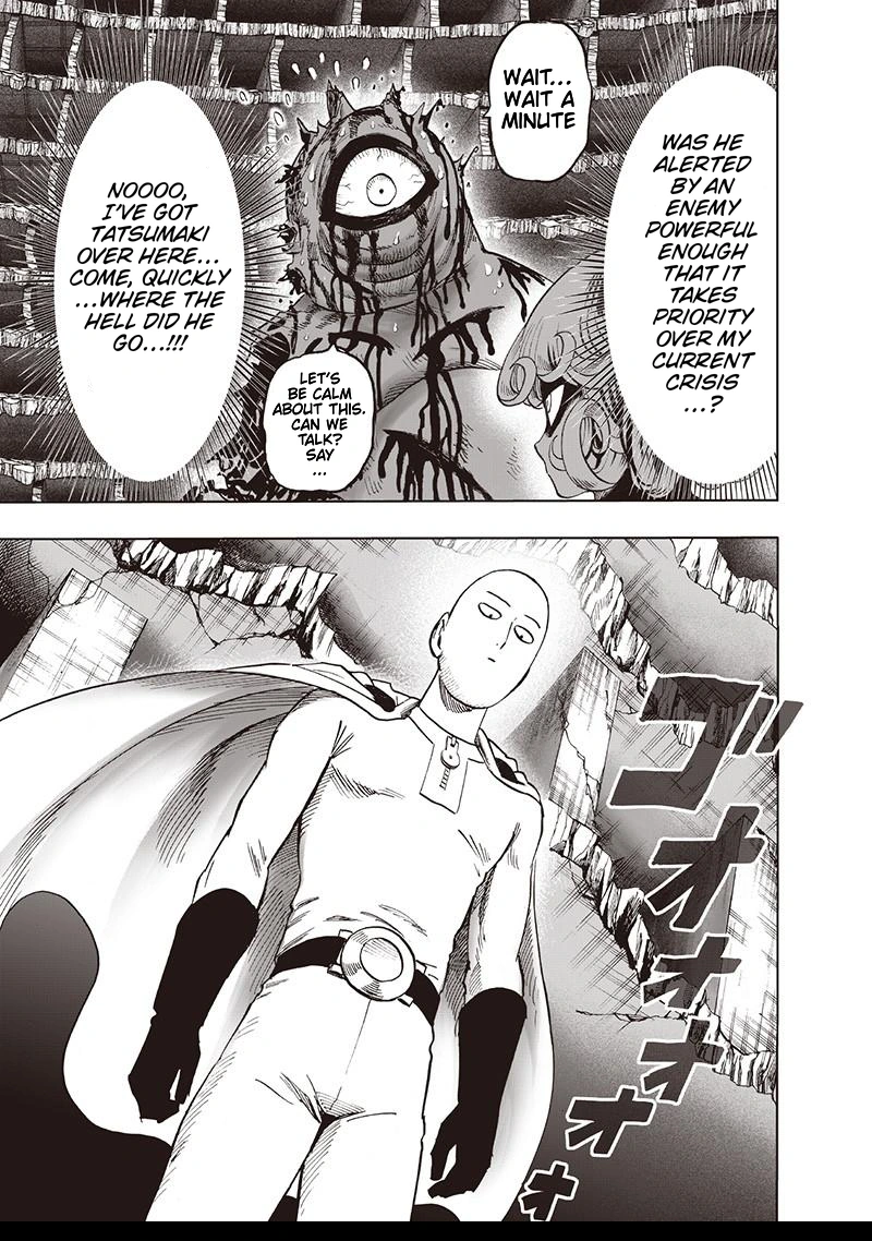 One Punch Man Manga Chapter 111 page 16 - Powerful Enemy scene