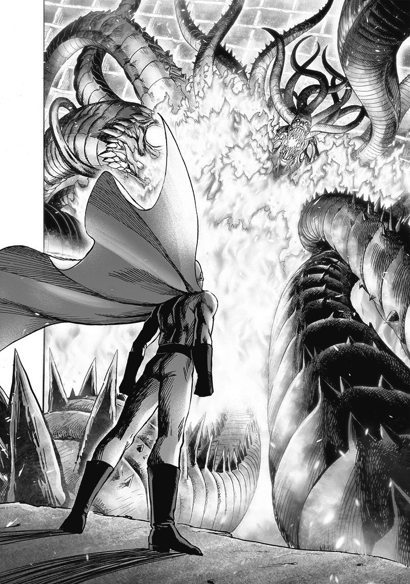 One Punch Man Manga Chapter 112 page 3 - Sacrifice scene