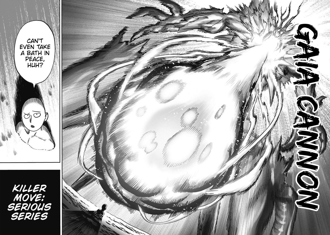 One Punch Man Manga Chapter 112 page 32 - Sacrifice scene