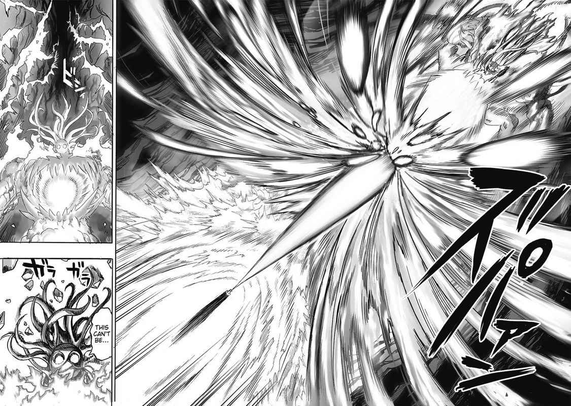 One Punch Man Manga Chapter 112 page 34 - Sacrifice scene