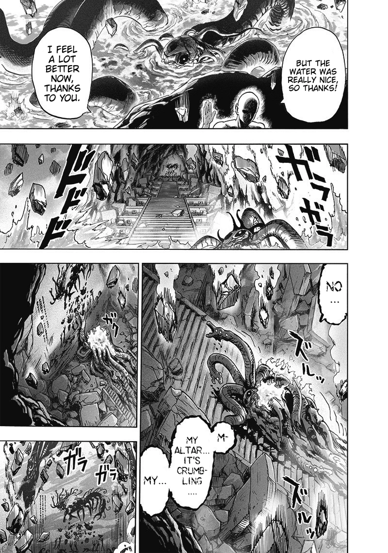 One Punch Man Manga Chapter 112 page 37 - Sacrifice scene