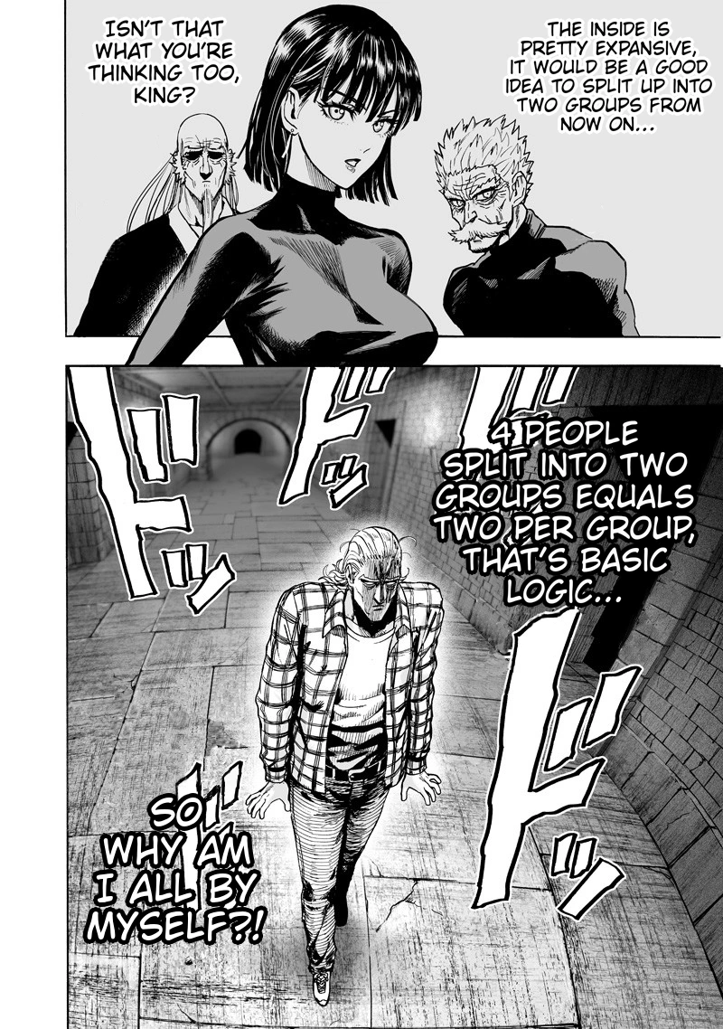 One Punch Man Manga Chapter 113 page 12 - Fake scene