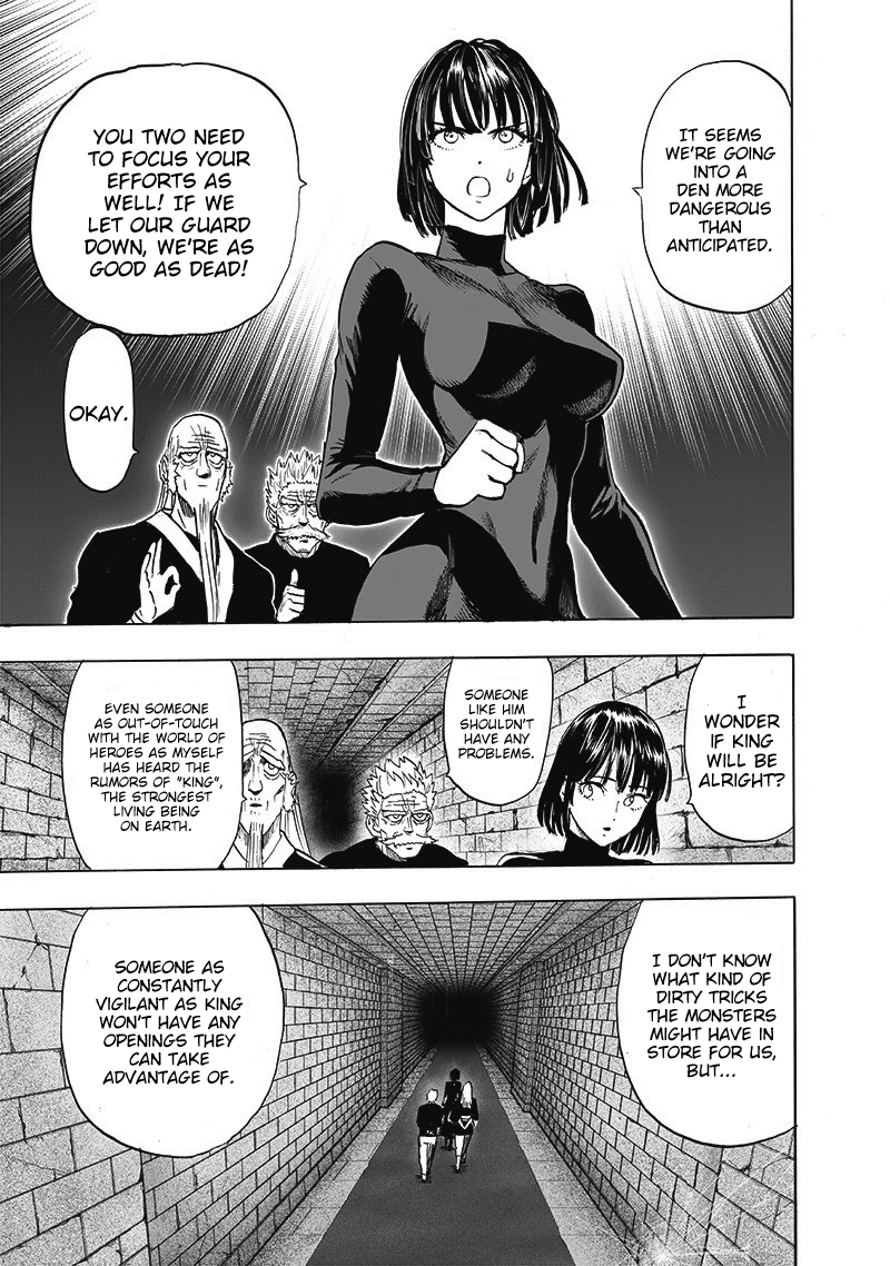 One Punch Man Manga Chapter 113 page 22 - Fake scene