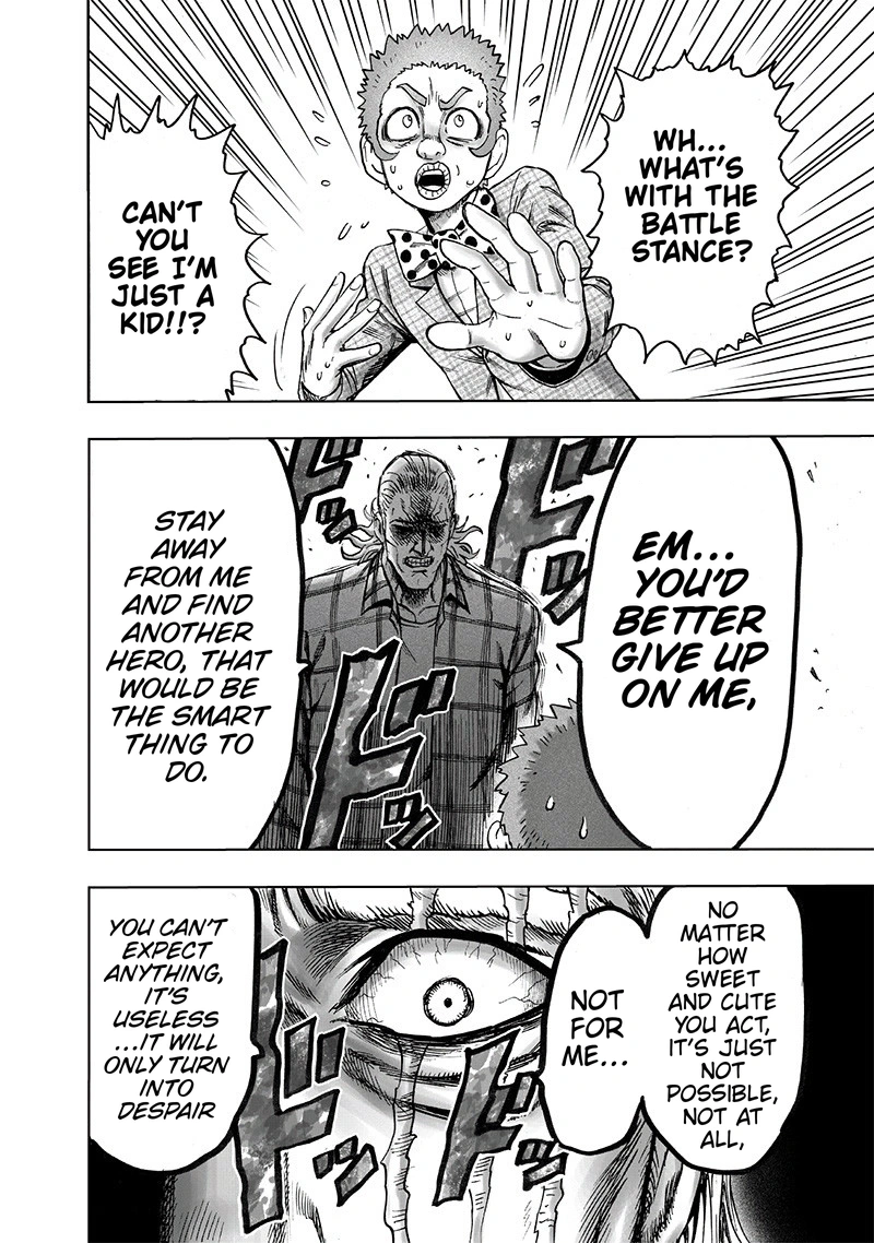 One Punch Man Manga Chapter 113 page 26 - Fake scene